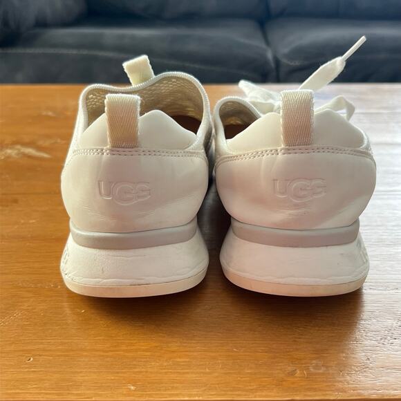 UGG Women’s Tay Mesh Knit Sneakers Cream Shoes Size 9.5 Casual Athleisure - Picture 5 of 7